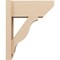Ekena Millwork 8-in W x 18-in D x 22-in H Funston Slat Rough Cedar Woodgrain TimberThane Outlooker, Primed Tan OUTUR080X18X22FST24RCPR - alternate 3